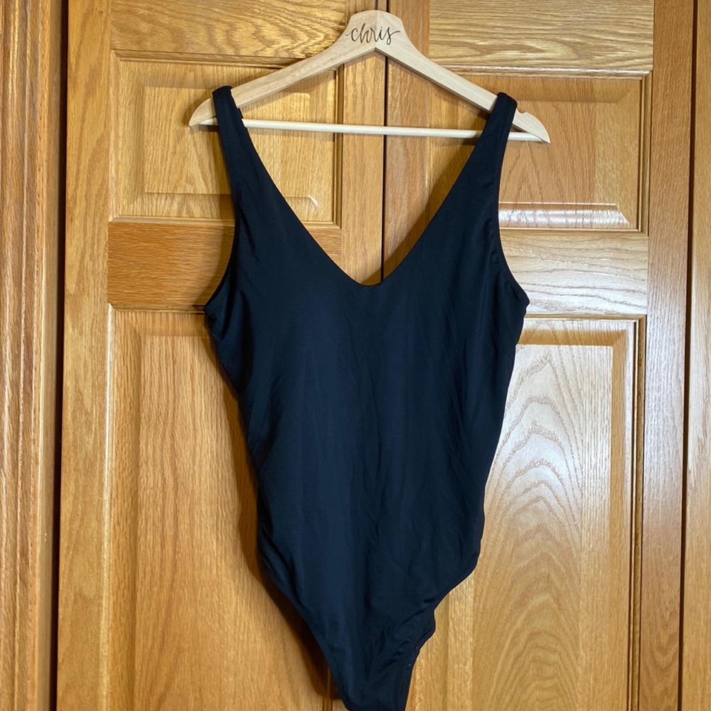Athleta Black One Piece Swimsuit